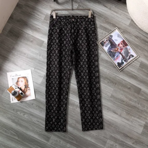 Bestseller Louis Vuitton Jeans Grau Denim Washed Style