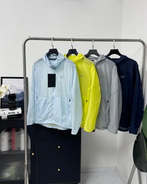 Premium Qualität Ami Jacken Navy Nylon Logo Kollektion