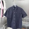 Premium Dior Kurzarm Navy Jacquard Kollektion