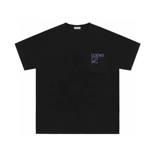 Premium Qualität Loewe Kurzarm Baumwolle Klassischer Stil