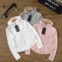 Premium Lululemon Jacke Weiß Solid Style