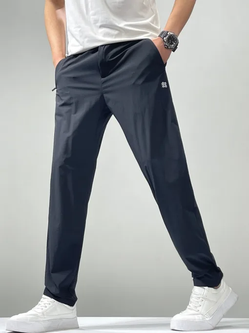 Premium Qualität Boss Casual Hose Schwarz Nylon Casual Luxury