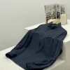 Premium Qualität Descente Kurzarm Blau Nylon Casual Kollektion