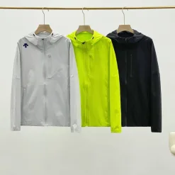 Premium Descente Jacken Grau Seide Atmungsaktiv Stil
