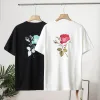 Premium Dior T-Shirt aus gewaschener Baumwolle in Schwarz