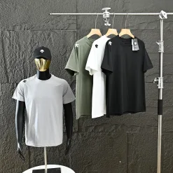 Luxury Descente Kurzarm T-Shirts Weiß Casual Luxury