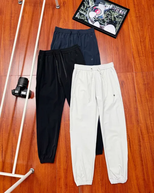 Premium Lululemon Hose Schwarze Nylon Casual Kollektion