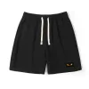 Premium Qualität Fendi Shorts Schwarzes Leder Casual Luxury