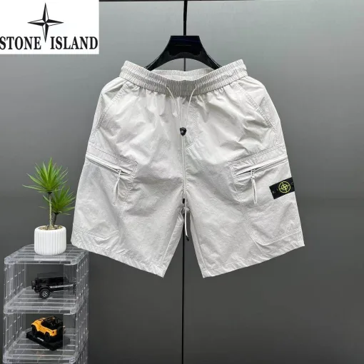 Bestseller Stone Island Shorts Grüne Atmungsaktive Kollektion