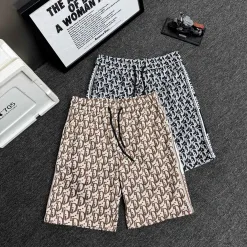 Premium Dior Shorts im Jacquard-Strick in Schwarz
