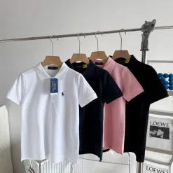 Premium Ralph Lauren Kurzarm Weiß Baumwolle Klassisch Luxus