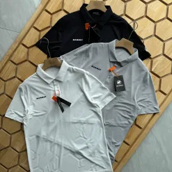 Premium Mammut Kurzarm Schwarz Casual Luxury