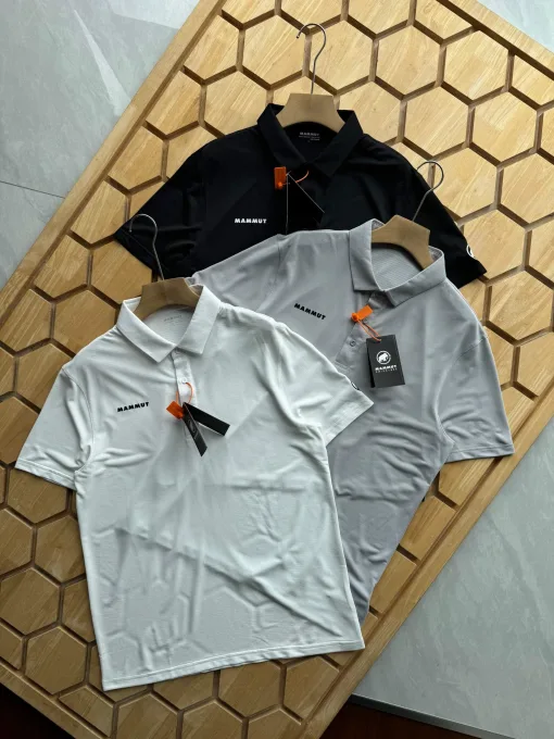 Premium Mammut Kurzarm Schwarz Casual Luxury