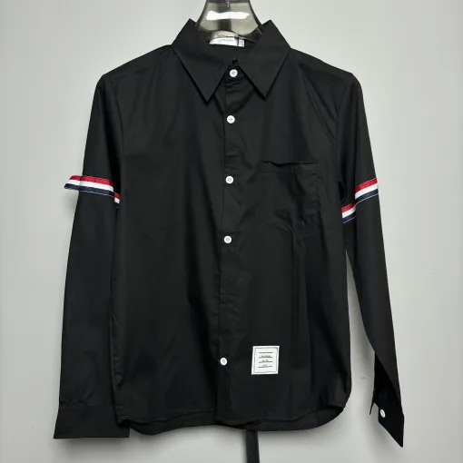 Luxus Thom Browne Langarm Baumwolle Classic Luxury