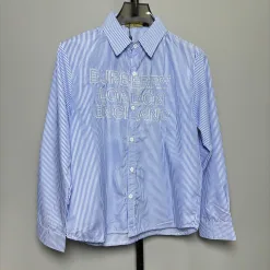 Bestseller Burberry Hemden Blau Gestreift Luxus