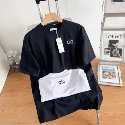 Meistverkaufte Louis Vuitton Kurzarmhemd Schwarz Baumwolle Logo Luxus