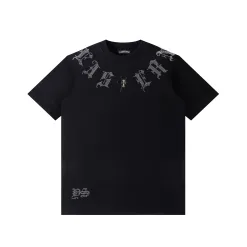 Luxuriöse Chrome Hearts Kurzarm-Kollektion aus schwarzem Leder