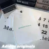 Premium Adidas Kurzarm Schwarz Baumwolle Minimalistischer Stil