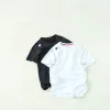 Bestseller Descente Kurzarmhemden Weiß Baumwolle Logo Style