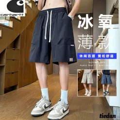 Hochwertige Carhartt Shorts in Schwarz, atmungsaktiver Stil