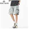 Luxus-Shorts von Stone Island, Schwarz, Polyester, klassischer Luxus