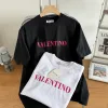 Luxus Valentino Kurzarm Rot Print Luxus