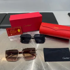Hochwertige Cartier-Sonnenbrille im Sonnenbrillenstil