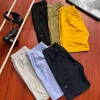 Hochwertige Lululemon Shorts Schwarz Polyester Atmungsaktiver Stil
