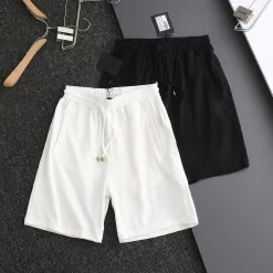 Bestseller Louis Vuitton Shorts Schwarzer Strick Atmungsaktiver Stil