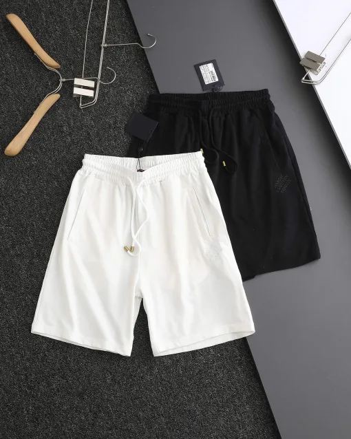 Bestseller Louis Vuitton Shorts Schwarzer Strick Atmungsaktiver Stil
