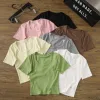 Premium Qualität Lululemon Kurzarm Weiß Casual Style