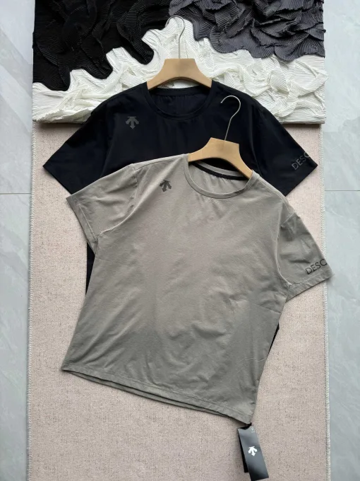 Premium Descente Kurzarmhemden Black Style
