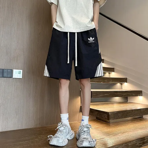 Premium Balenciaga Shorts Schwarz Casual Style