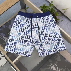 Luxuriöse Dior Shorts Blau Klassische Kollektion