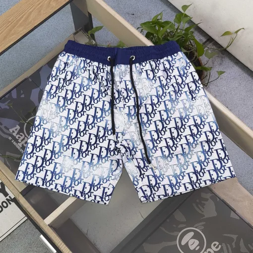 Luxuriöse Dior Shorts Blau Klassische Kollektion