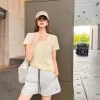 Bestseller Alo Kurzarm Baumwolle Casual Luxus