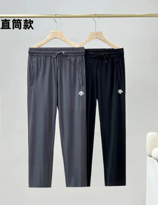 Luxus Descente Hose Schwarz Seide Atmungsaktiv Luxus
