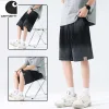 Hochwertige Carhartt Shorts im grauen Knit Washed Style