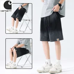 Hochwertige Carhartt Shorts im grauen Knit Washed Style