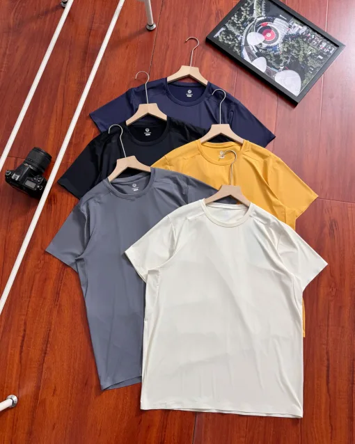Bestseller Lululemon Kurzarm Schwarz Casual Luxury