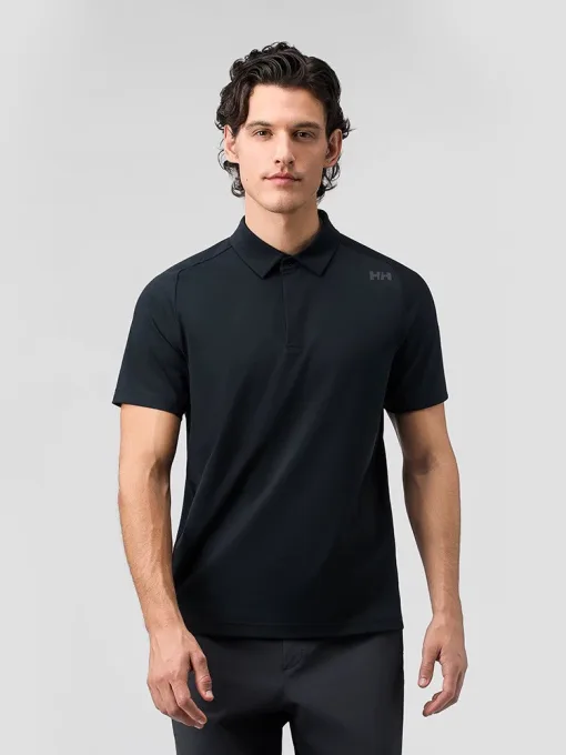 Premium Helly Hansen Kurzarmhemd Schwarz Classic Collection