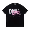 Hochwertiges Dior-Kurzarmshirt im schwarzen Logo-Stil