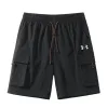 Premium Under Armour Shorts Schwarz Polyester Lässig Luxus