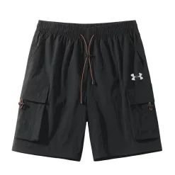 Premium Under Armour Shorts Schwarz Polyester Lässig Luxus