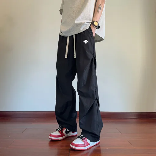 Premium Qualität Descente Casual Hose Schwarz Casual Style