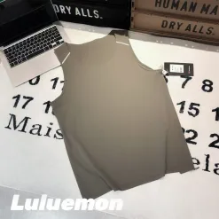 Premium Qualität Lululemon Weste Schwarz Atmungsaktiv Luxus