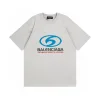 Hochwertiger Balenciaga-Kurzarm-Baumwoll-Logo-Stil