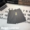 Premium Qualität Ralph Lauren Shorts Schwarz Bestickt Luxus