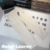 Premium Qualität Ralph Lauren Hose Schwarz Leinen Atmungsaktiv Luxus