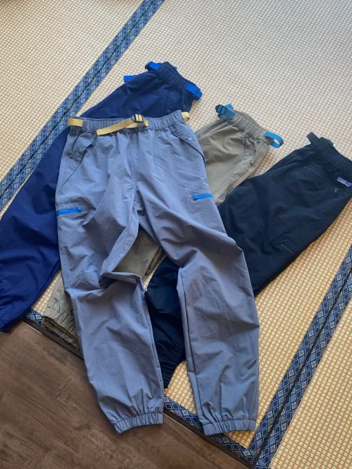 Hochwertige Patagonia Hose aus schwarzer Nylon-Solid-Kollektion